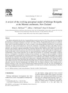 Journal of Hydrology±26  www.elsevier.com/locate/jhydrol Review