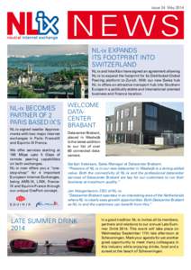 issue 24 May[removed]NEWS NL-ix expands its footprint into Switzerland