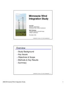 Microsoft PowerPoint - MN Wind Integration Study presentation - Dec 2006.ppt