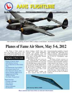 AAHS FLIGHTLINE No. 180, Third Quarter 2012 American Aviation Historical Society  www.aahs-online.org