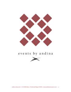 events by andina  andina restaurant | 1314 NW Glisan | Portland, Oregon 97209 | www.andinarestaurant.com 1116