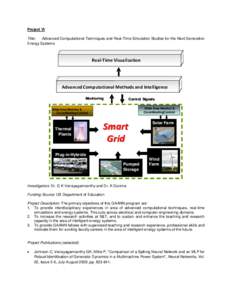 Project VI Title: Advanced Computational Techniques and Real-Time Simulation Studies for the Next Generation Energy Systems  Real-Time Visualization