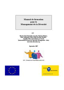 Manuel de formation pour le Management de la Diversité par Marion Keil, Badrudin Amershi, Stephen Holmes,