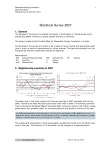 Renewable Energy Foundation Spot Price Study Statistical Survey Denmark