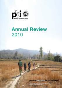 Annual Review 2010 Promoting nonviolence and protecting human rights since 1981