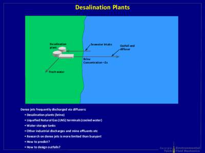 Desalination Plants  Desalination plant  Seawater intake