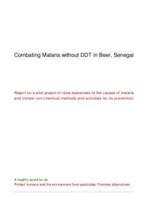 Combating Malaria without DDT in Beer, Senegal