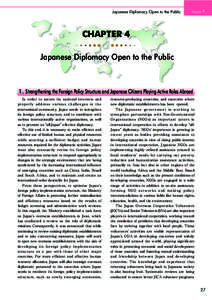 Japanese Diplomacy Open to the Public  Chapter 4 CHAPTER 4 Japanese Diplomacy Open to the Public