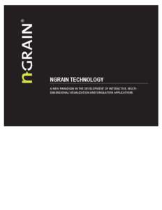 NGRAIN TECHNOLOGY A NEW PARADIGM IN THE DEVELOPMENT OF INTERACTIVE, MULTIDIMENSIONAL VISUALIZATION AND SIMULATION APPLICATIONS NGRAIN Technology  TABLE OF CONTENTS