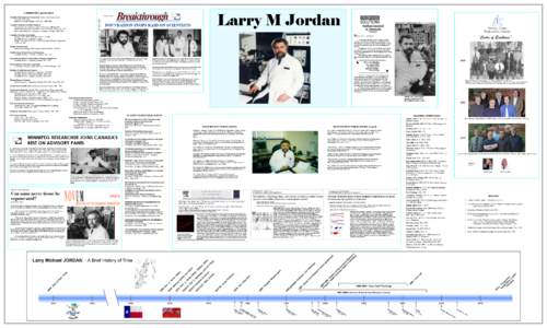 Larry M Jordan  COMMITTEES and BOARDS Edited from: Volume 2 Number 1, Winter/1989