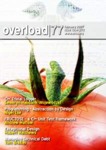 OVERLOAD  CONTENTS OVERLOAD 77 February 2007