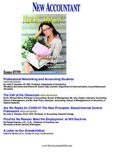 Issue #759 Professional Networking and Accounting Students PEER REVIEWED