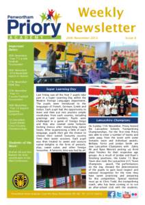 Weekly Newsletter 26th November 2012 Issue 8