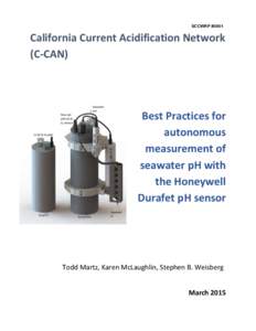 Best Practices for autonomous measurement of seawater pH with the Honeywell Durafet pH sensor
