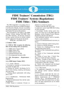 Microsoft Word - FIDE - TRG Regulations - Main.doc