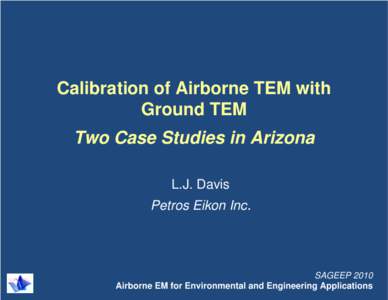 Calibration of airborne TEM with Ground TEM