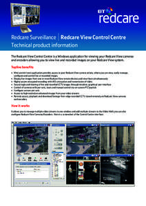 Redcare View (control centre app) Tech Info-01