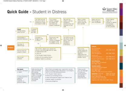 Pub5599 Student Distress FlowChart_v7:FLOW CHART:55 Page 1  Quick Guide - Student in Distress Yes  Call 333 and ask