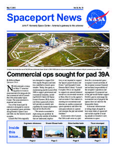 May 17, 2013  Vol. 53, No. 10 Spaceport News