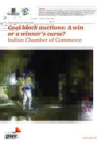 Economy of India / Energy / Coal mining / Coal India / Essar Group / Economy of Asia / Coal / Mines and Minerals (Development and Regulation) Act / Indian coal allocation scam / Coal-mining region