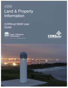 Land & Property Information CORSnet-NSW User Guide  1
