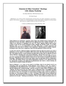 Microsoft Word - Einstein and Allama Mashriqi.doc