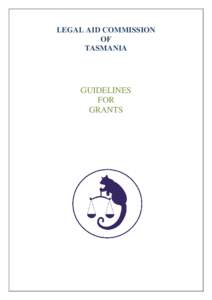 LEGAL AID COMMISSION OF TASMANIA GUIDELINES FOR
