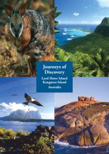 Journeys of Discovery Lord Howe Island Kangaroo Island Australia