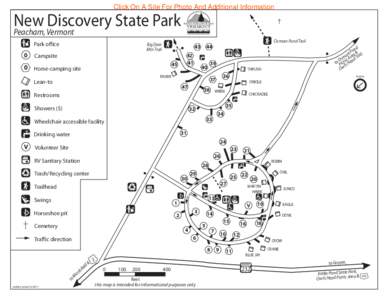 Click On A Site For Photo And Additional Information  New Discovery State Park