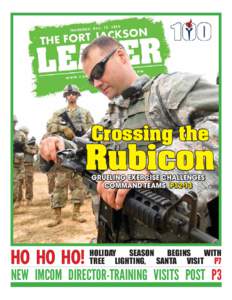 Crossing the  Rubicon GRUELING EXERCISE CHALLENGES COMMAND TEAMS P12-13
