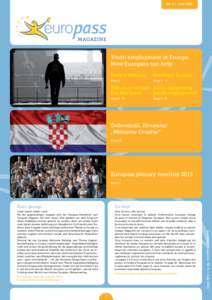 Nr. 5 | JulyMAGAZINE Youth employment in Europe: How Europass can help
