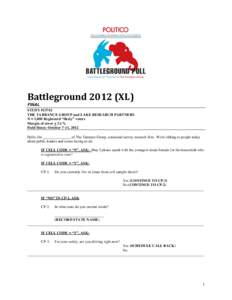 Battleground	2012	(XL) FINAL