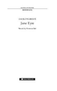 MACMILLAN READERS BEGINNER LEVEL CHARLOTTE BRONTË  Jane Eyre