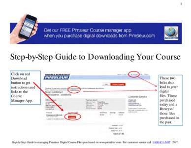 1  Step-by-Step Guide to Downloading Your Course Click on red Download button to get