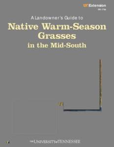 Extension PB 1746 A Landowner’s Guide to  Native Warm-Season