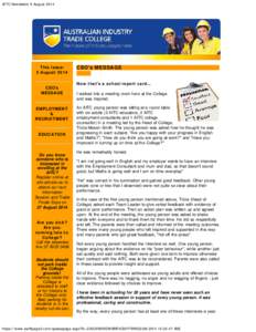 AITC Newsletter 5 August 2014