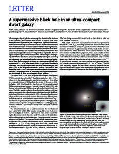 LETTER  doi:[removed]nature13762 A supermassive black hole in an ultra-compact dwarf galaxy