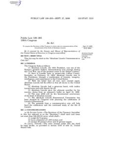 PUBLIC LAW 109–285—SEPT. 27, [removed]STAT[removed]Public Law 109–285 109th Congress