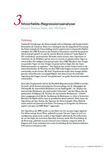 3  Moorfields-Regressionsanalyse