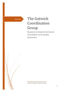 MayThe Gatwick Coordination Group Response to Airports Commission
