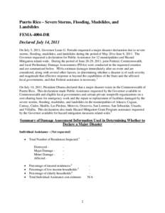 Microsoft Word - DHS-OCFO PDA Report FEMA-4004-DR-PR.docx