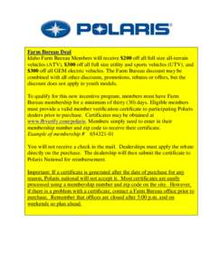 Sales promotion / Rebate / UGM-27 Polaris