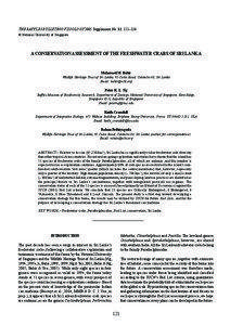 THE RAFFLES BULLETIN OF ZOOLOGY 2005 THE RAFFLES BULLETIN OF ZOOLOGY 2005 Supplement No. 12: 121–126 © National University of Singapore