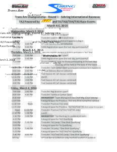 Sebring 2016 schedule v4a