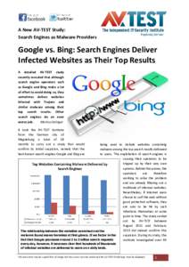Eine aufwendige AV-TEST-Studie bringt es ans Licht: Obwohl sich  Suchmaschinen-betreiber wie Google und Bing viel Mühe geben,