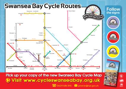 Swansea Bay Cycle Routes Ammanford 15 mins  Ystalyfera