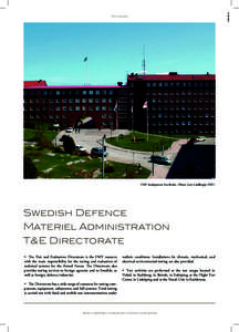 Defence Materiel Administration / Flight test / Telephone numbers in Sweden / Measurement / Vidsel / Swedish Armed Forces / Sweden