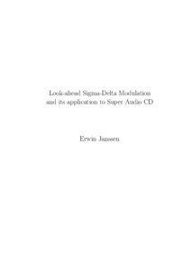 Look-ahead Sigma-Delta Modulation and its application to Super Audio CD