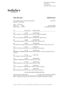 Microsoft Word - AU0794 FFDA Post Sale Results Summary