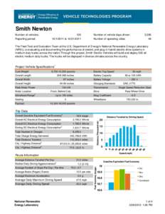 Smith Newton Number of vehicles: Reporting period: [removed]to[removed]